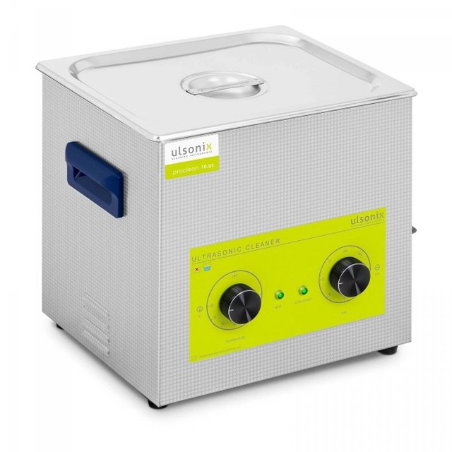 Ultrasone reiniger - 10 liter - 240 W ULSONIX 10050208 PROCLEAN 10.0MS