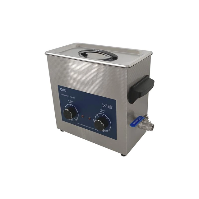 Ultrasonic cleaner GETI GUC 06A 6L stainless steel