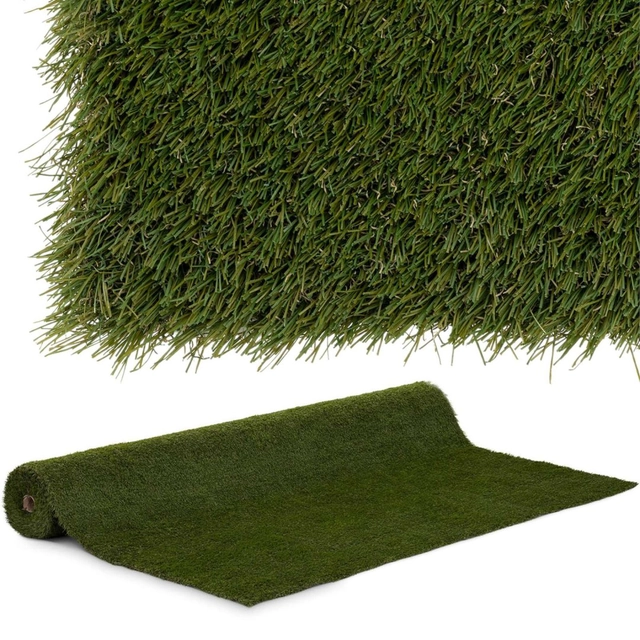 Umělá tráva na terasu balkon měkký 30 mm 20/10 cm 200 x 500 cm