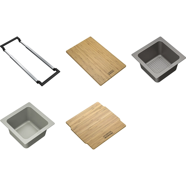 Un set di accessori per la lavatrice Franke All-In, set n. 2 (5 parti)