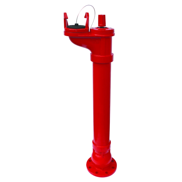 underground hydrant,DN80pn10, height h=1250mm, collar on 8 holes