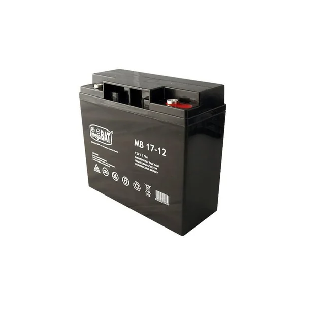 Underhållsfritt VRLA AGM UPS-batteri 12V 17Ah - MB17-12