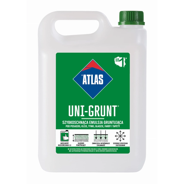 UNI-GRUNT Atlas грундираща емулсия 5 кг