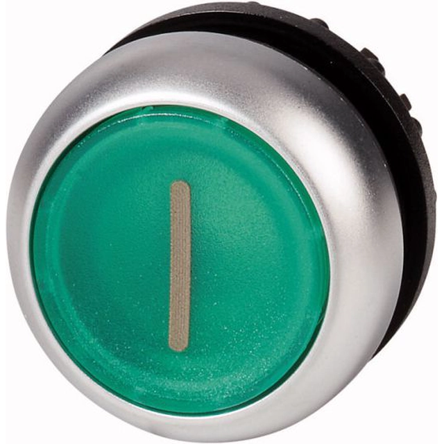 Unidad de botón Eaton Green I con retroiluminación, sin retorno automático M22-DRL-G-X1 (216959)