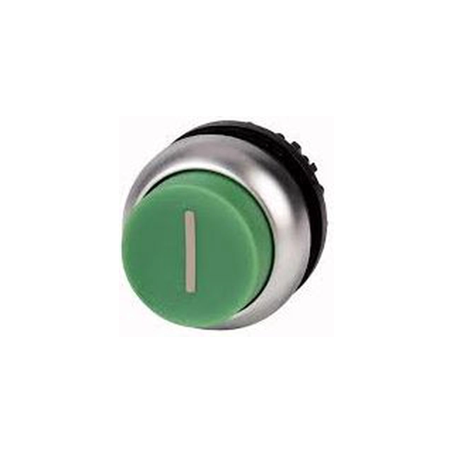 Unidad de botón Eaton, verde y con retorno automático, saliente M22-DH-G-X1 (216657)