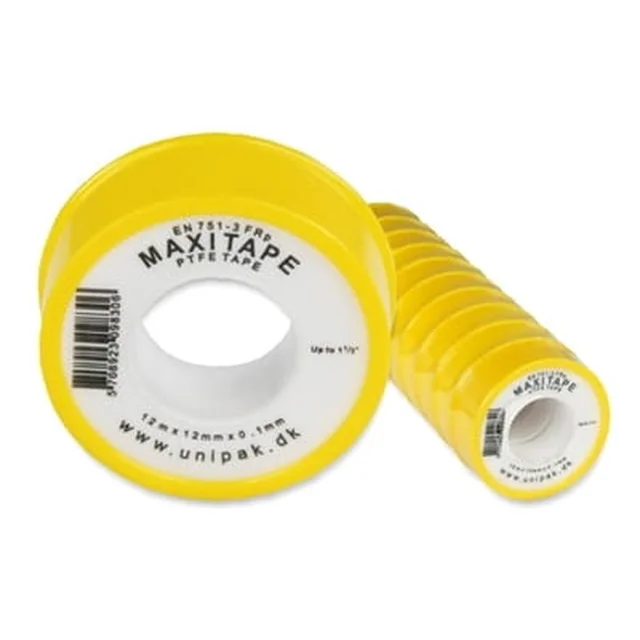 Unipak Maxi Teflon tape 12mx12mmx0,1mm