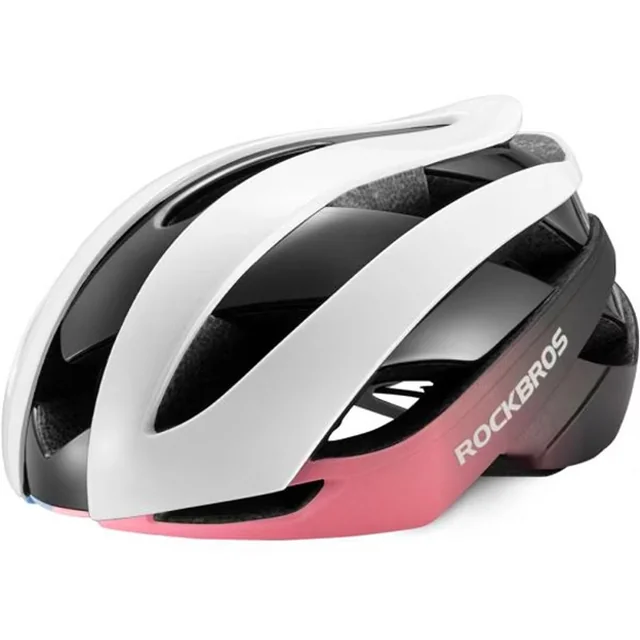 Universal adjustable bicycle helmet, size M, blue and pink