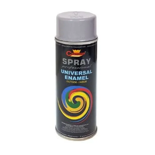 Universal emalje spray Champion Professional aluminium RAL 9007 400ml