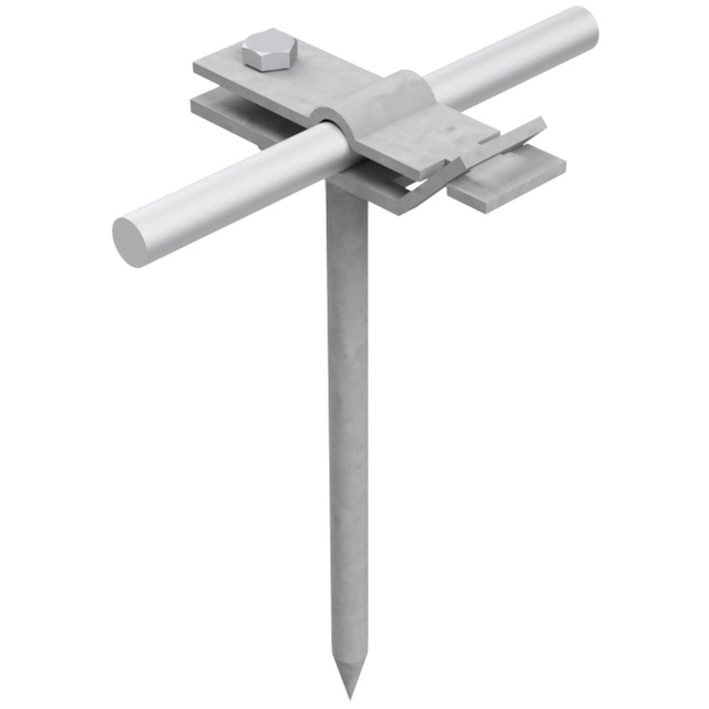Universal hammered handle h=25cm B to 30mm (hot-dip galvanized steel) /OG/
