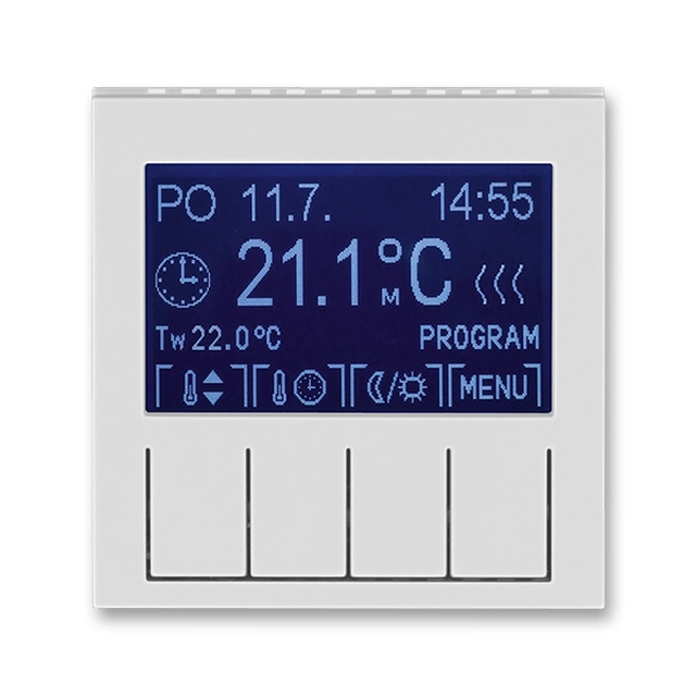 Universal programmable thermostat, gray/white, ABB Levit 3292H-A10301 16