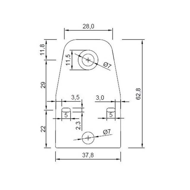 Universal soundproof gasket for urinal