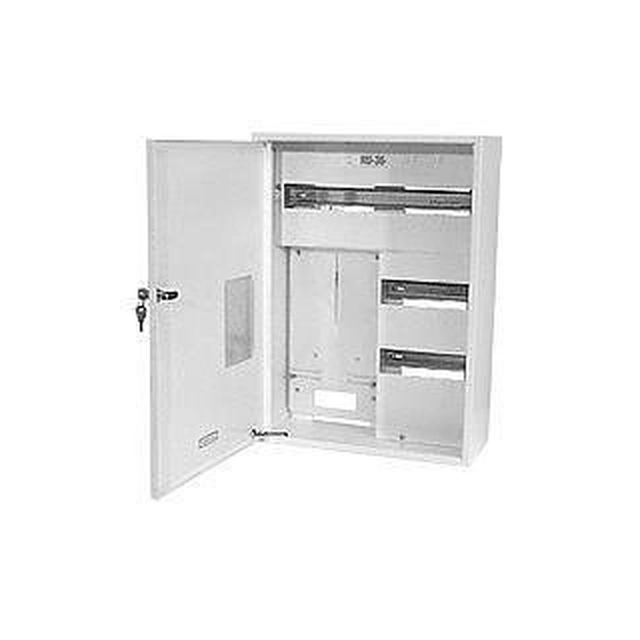 Universal switchgear RU-38, with a lock and a window, space for na 1 meter 3-fazowa and 38 type s protection