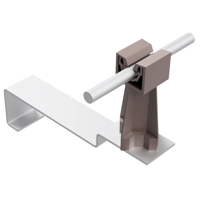 Universal tile holder with a brown post (plastic / aluminum) /TW/AL/