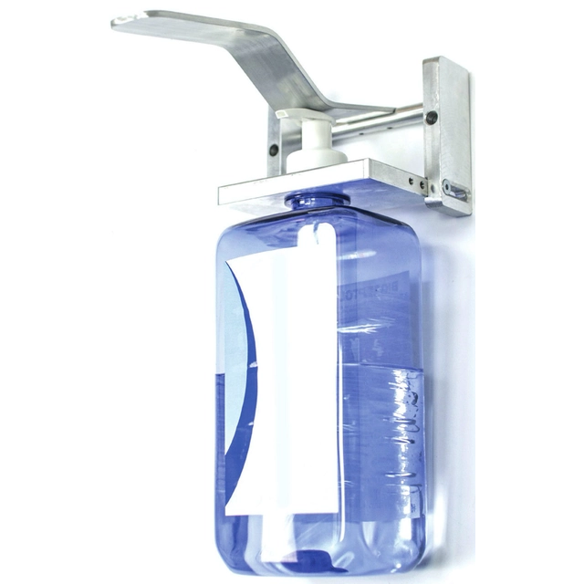 Universal wall-mounted dispenser with a bottle - durable