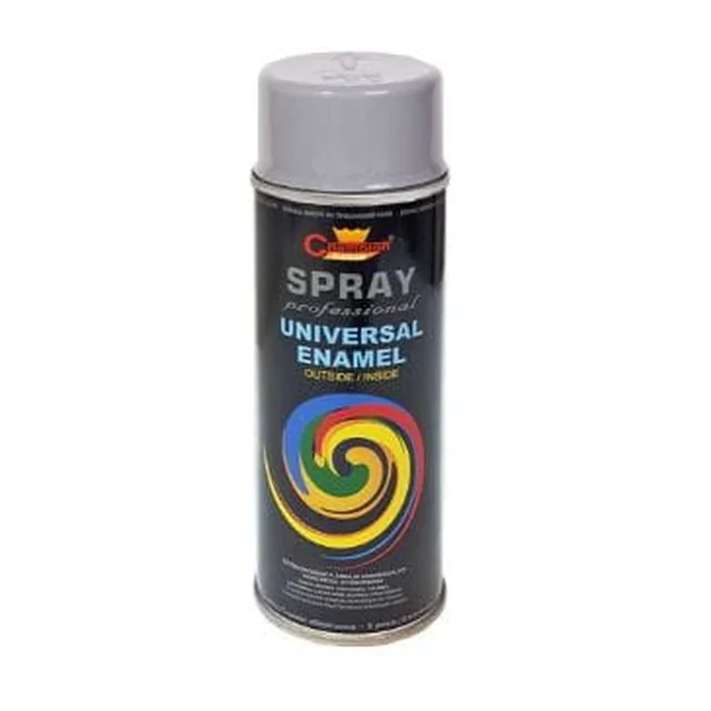 Universele emaillespray Champion Professional aluminium RAL 9007 400ml