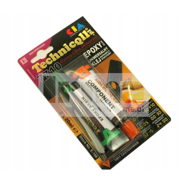 UNIVERZÁLIS EPOXY RAGASZTÓ TECHNICQLL 2X20ML