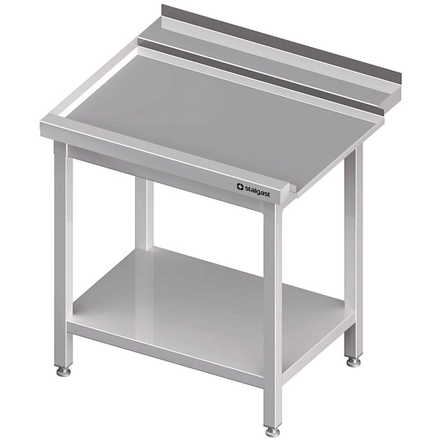 Unloading Table (L) With Shelf For Dishwasher Silanos 1200x755, Bolted Stalgast