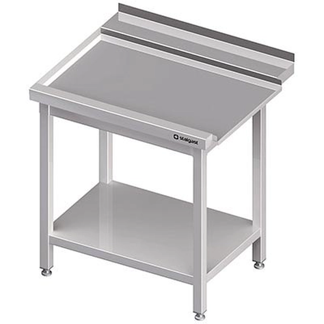 Unloading Table (L) With Shelf For Stalgast Dishwasher 900x750 Stalgast