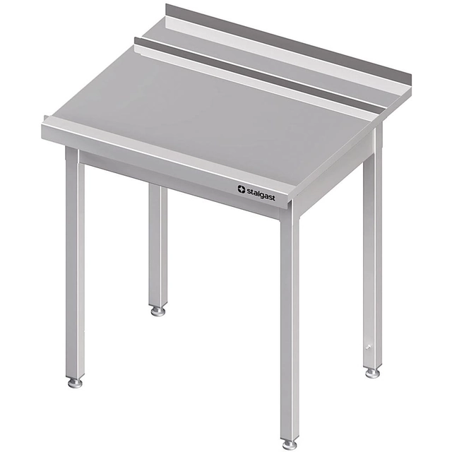 Unloading table (P), without shelf, for SILANOS dishwasher 1100x755x880 mm, welded