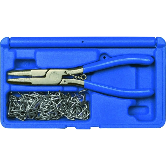 Upholstery clips with pliers, set of 101 parts - Kunzer