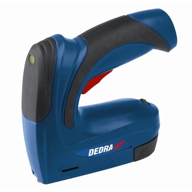 UPHOLSTERY STAPLER 6-10MM, BATTERY POWERED 3,6V, 1,5AH DEDRA