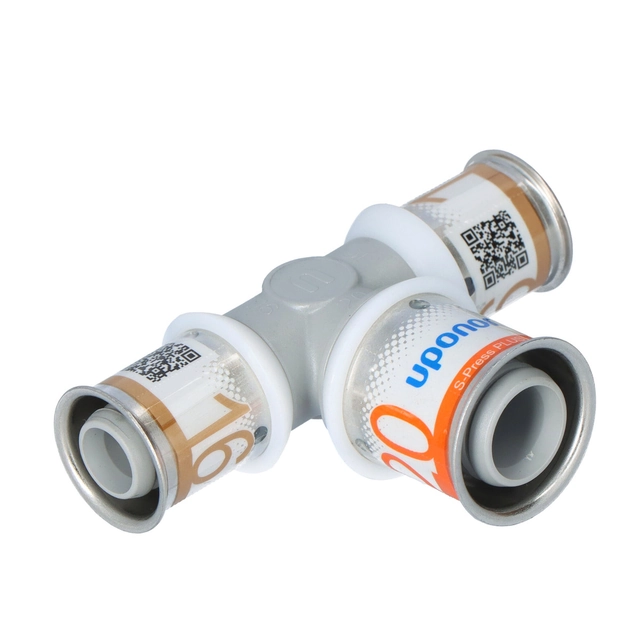 Uponor S-Press PLUS reducerende tee PPSU 16-20-16