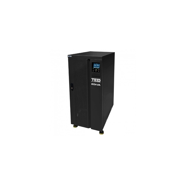 UPS 20kVA LCD με διαδικτυακό σταθεροποιητή - διπλή μετατροπή 3/3 τριφασικό/τριφασικό TED UPS Expert (ΧΩΡΙΣ συσσωρευτές) TED002013 - EOL