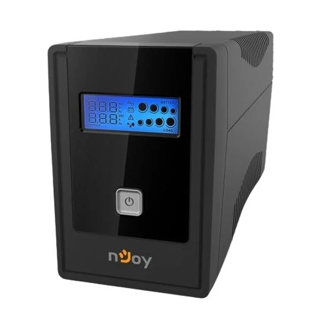 UPS Cadu 650, 600VA/360W LCD ekrāns NJOY UPCMTLS665TCAAZ01B