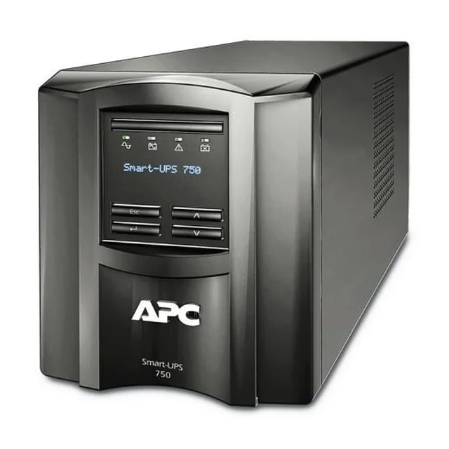 UPS met 8 stopcontacten 750 VA 500 W LCD APC SMT750IC