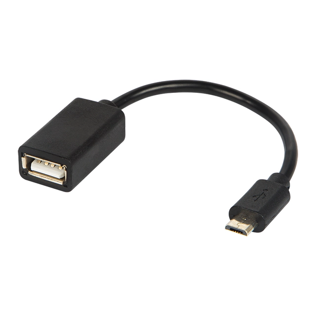 USB-adapter, USB A pesa - mikro-USB pistik