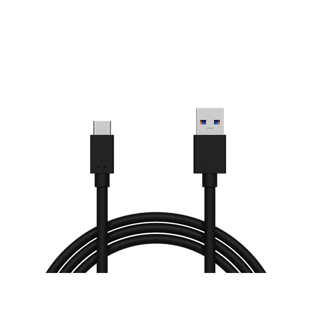 USB priključak 3.0 A - USB-C 0,5m crni