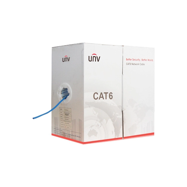 UTP кабель AWG23 cat.6e, 0.57 мм мідь - UNV CAB-LC3100B-IN