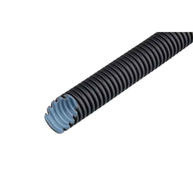 UV-stabil hajlékony cső FFKu-EM-F-UV 20 fekete "Highspeed" 750Nm, 50m