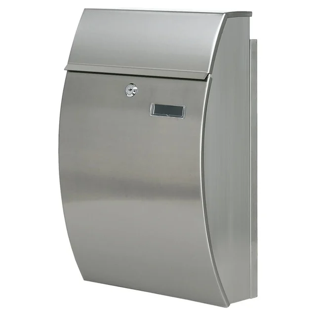 V-Part Titan mailbox, matt stainless steel