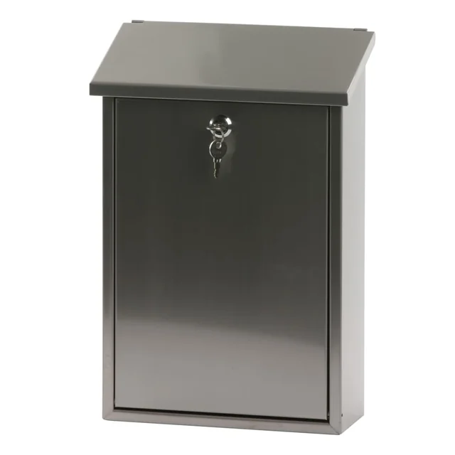 V-Part Toledon mailbox, matt stainless steel