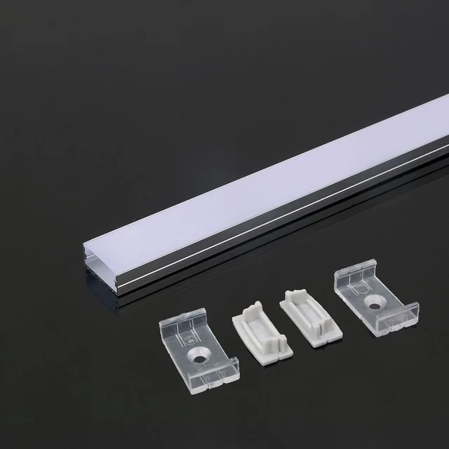 V-TAC aliuminio profilis su difuzoriumi (dangteliu) 200cm