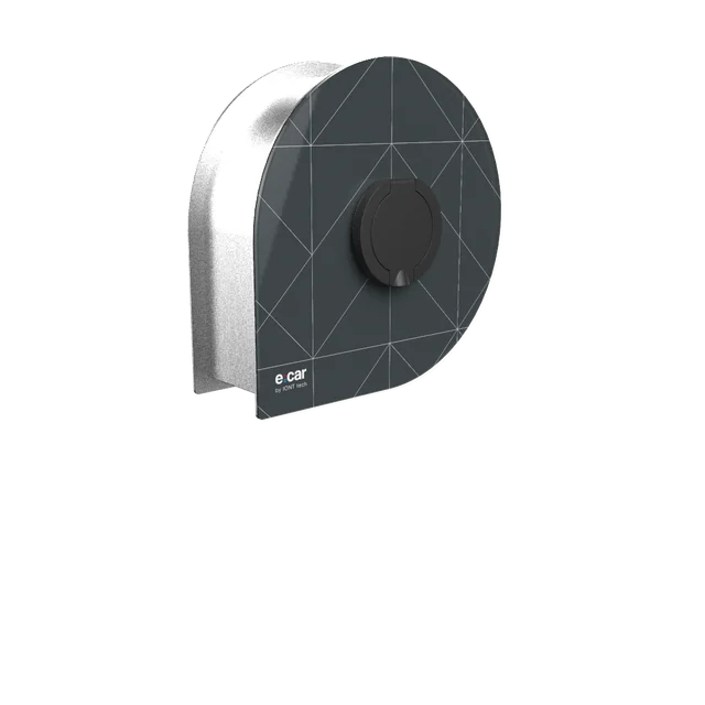 Väggmonterad laddstation - wallbox 22kW e:car WALL från antracitränder