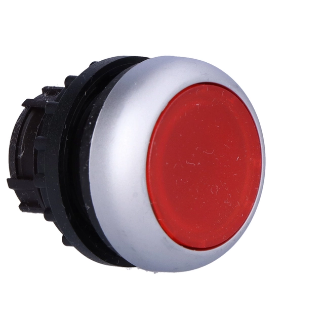 Vairuoti M22-DRL-R apšviestas plokščias raudonas mygtukas be grįžimo