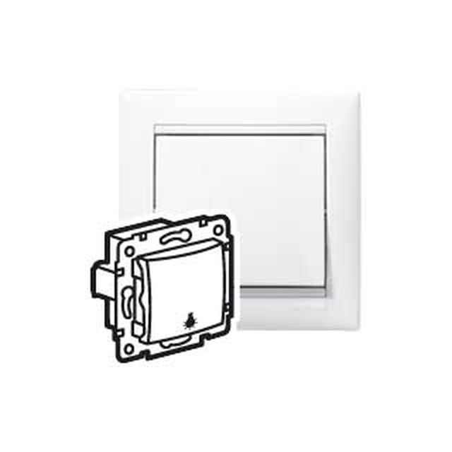 Valena switch 1/0 symbol light white