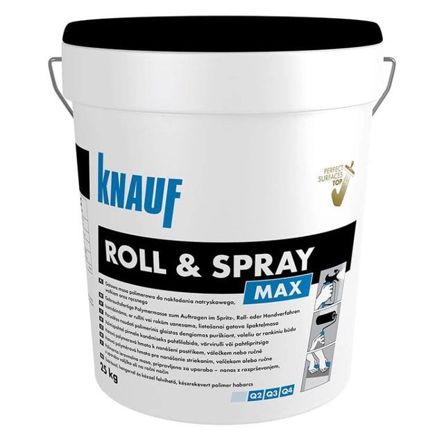 Valmispahtel Knauf Roll&Spray Max 25 kg