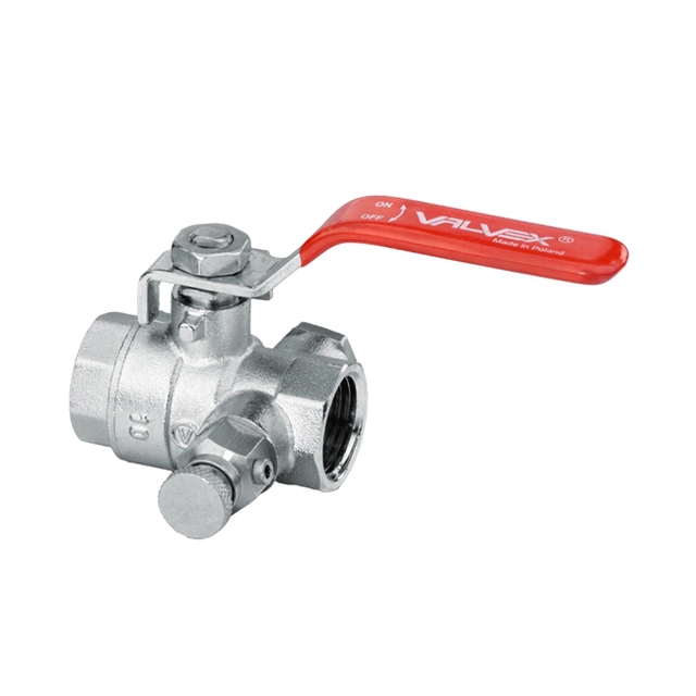 VALVEX ONYX ball valve with drainage FF lever - 1/2 "1452650