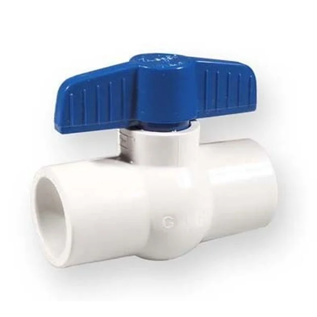 Vanne à bille PVC-U 1" HAY632 pour installations d'eau