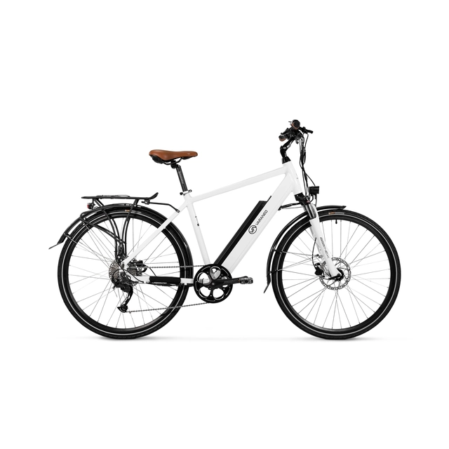 Varaneo Trekking Herren Sport E-Bike weiß; 14,5 Ah / 522 Wh; Räder 700 * 40C (28 ")