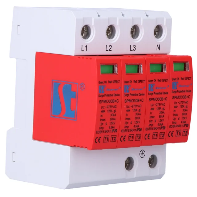 Varistor απαγωγέας υπερτάσεων τύπου 1+2 (κλάση B+C) τετραπολικός SPMO30B+C\4P