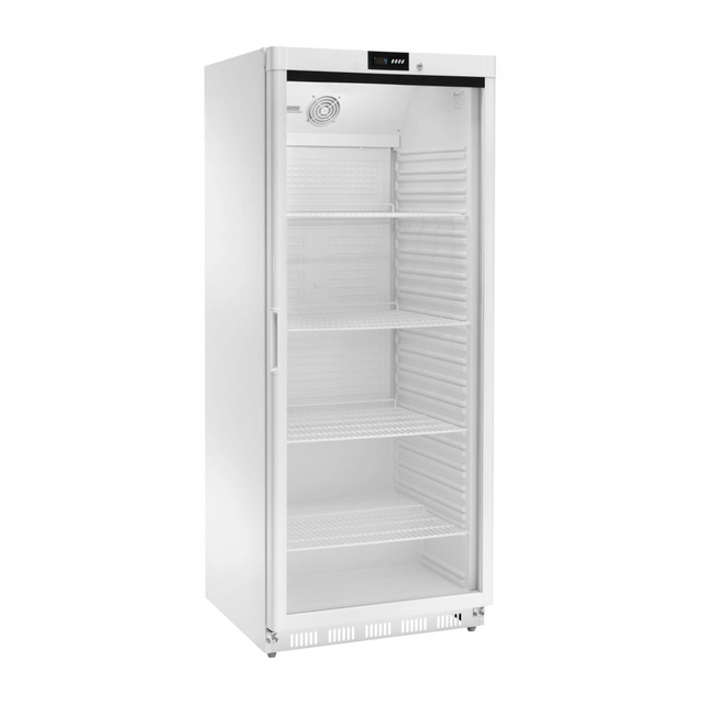 Varnished, glazed refrigerated cabinet, capacity 580l | Amitek AKD600RG
