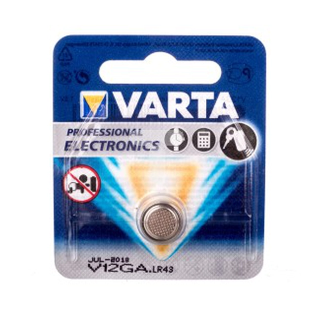 Varta akkumulátor elektronika LR43 80mAh 1 db.