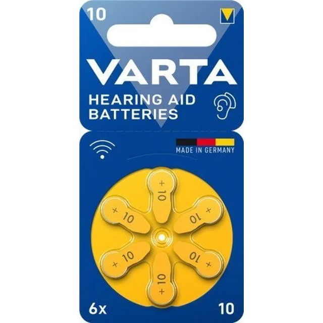 Varta PR70/10 akku, 6 kpl/läpipainopakkaus