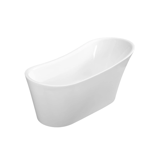 Vasca da bagno freestanding Besco Calima 170 dotata di sifone con troppopieno cromato - AGGIUNTIVO 5% SCONTO PER CODICE BESCO5