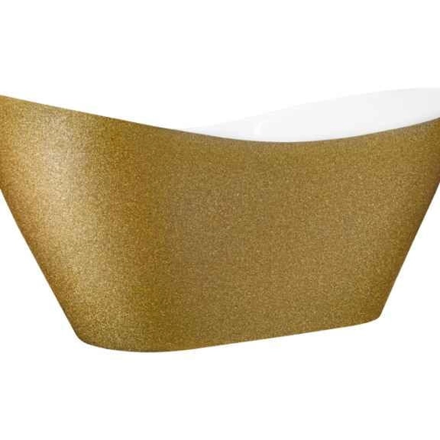 Vasca da bagno freestanding Besco Keya Glam gold - IN AGGIUNTA 5% SCONTO SUL CODICE BESCO5