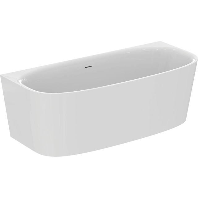 Vasca da bagno in acrilico Ideal Standard Dea, 180x80, addossata a parete, bianco lucido